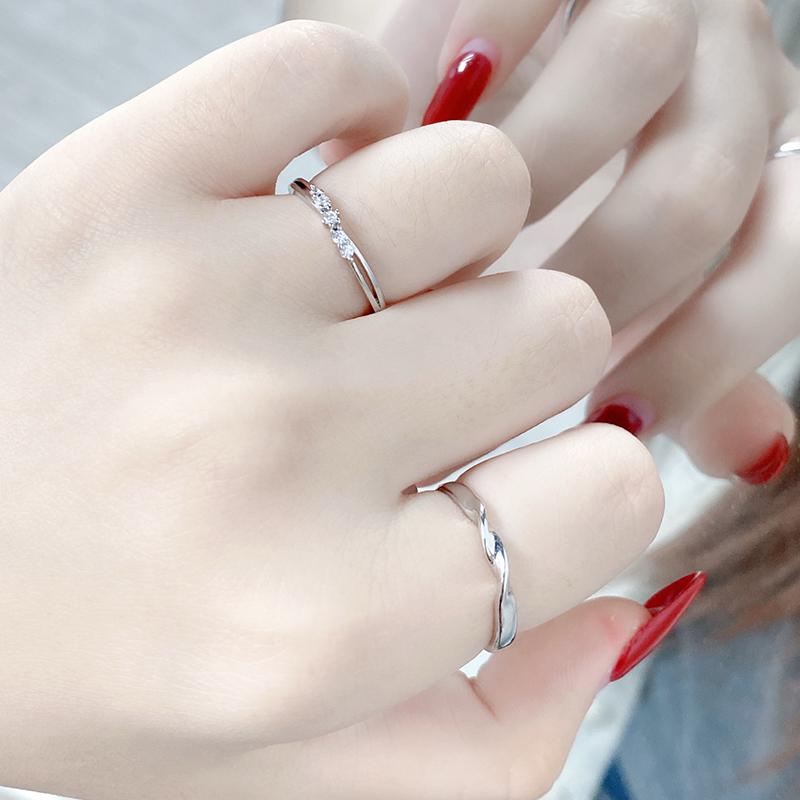 Barbie ring [Lover imited edition | Free custom engraving] Mobius ring, long-lasting love, fashionable and versatile, dearmi's girlfriend BARWWJZ001