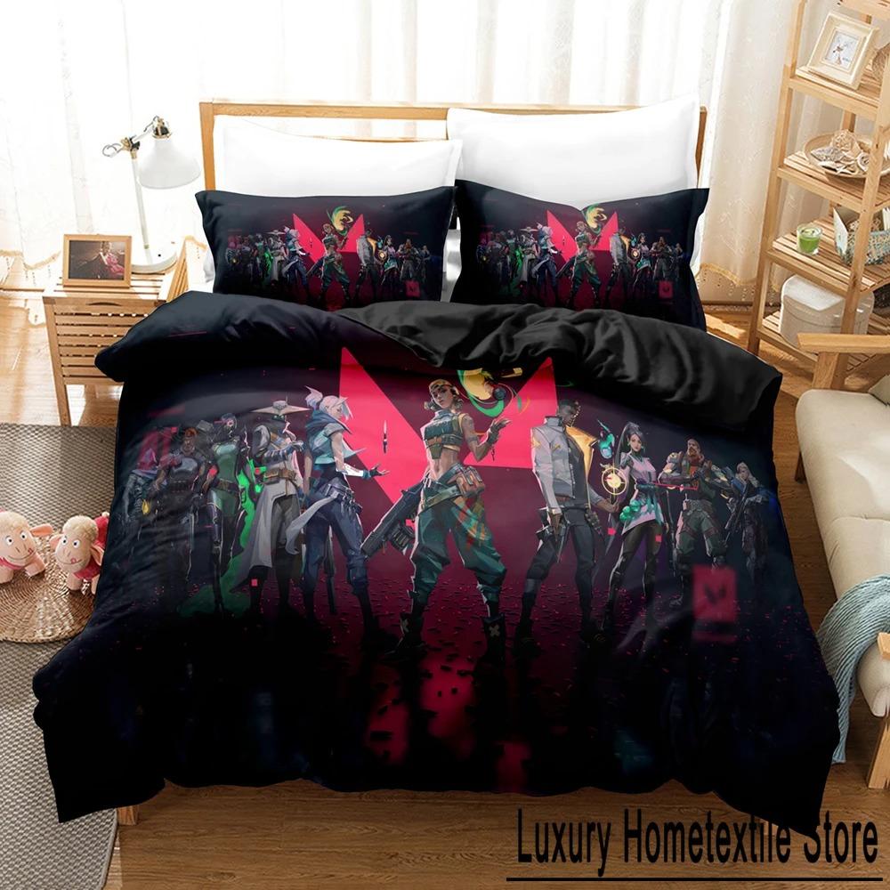 Modische 3D Fearless Contract Bettwäschesets Bettbezug-Set mit Kissenbezug Twin Full Queen King Bettwäsche Bettwäsche