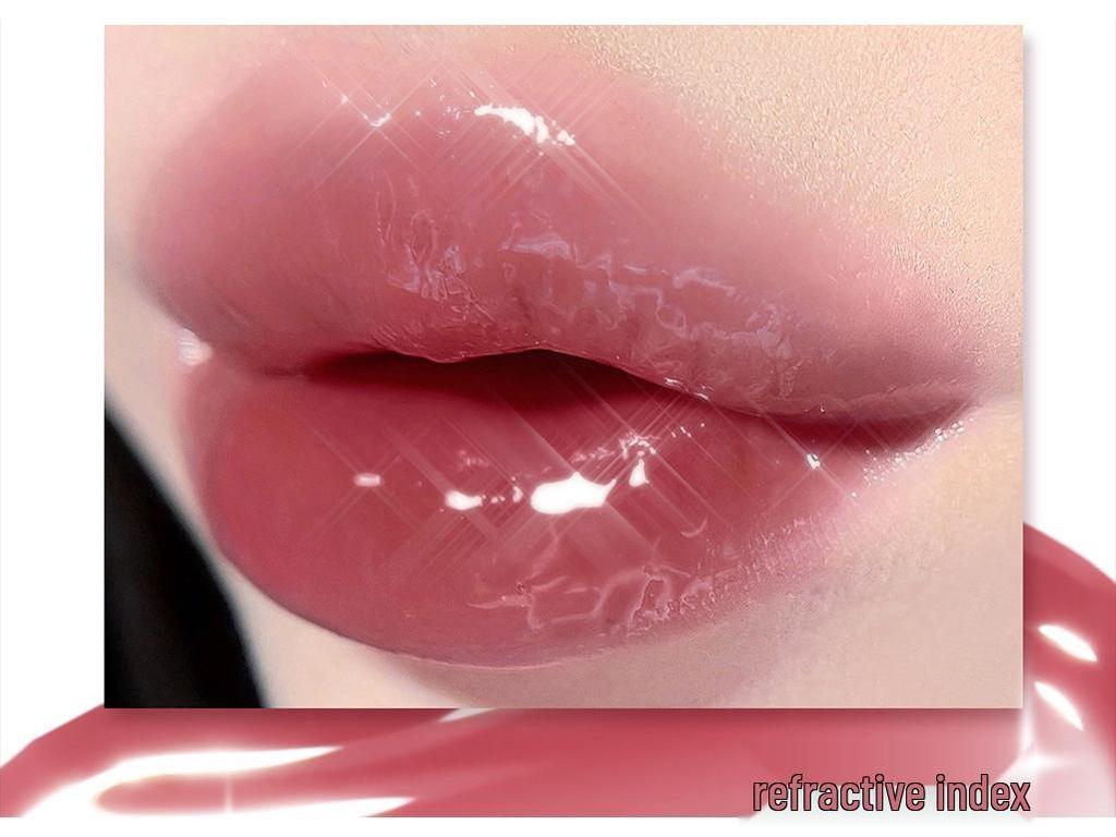 HYNTOOR Schwarzes Kaninchen Wunderland Milch Tee Lipgloss: Neues Feuchtigkeitsspendendes, Peelingendes, Aufhellendes Lippenfältchen, Erschwingliches Lippenöl.