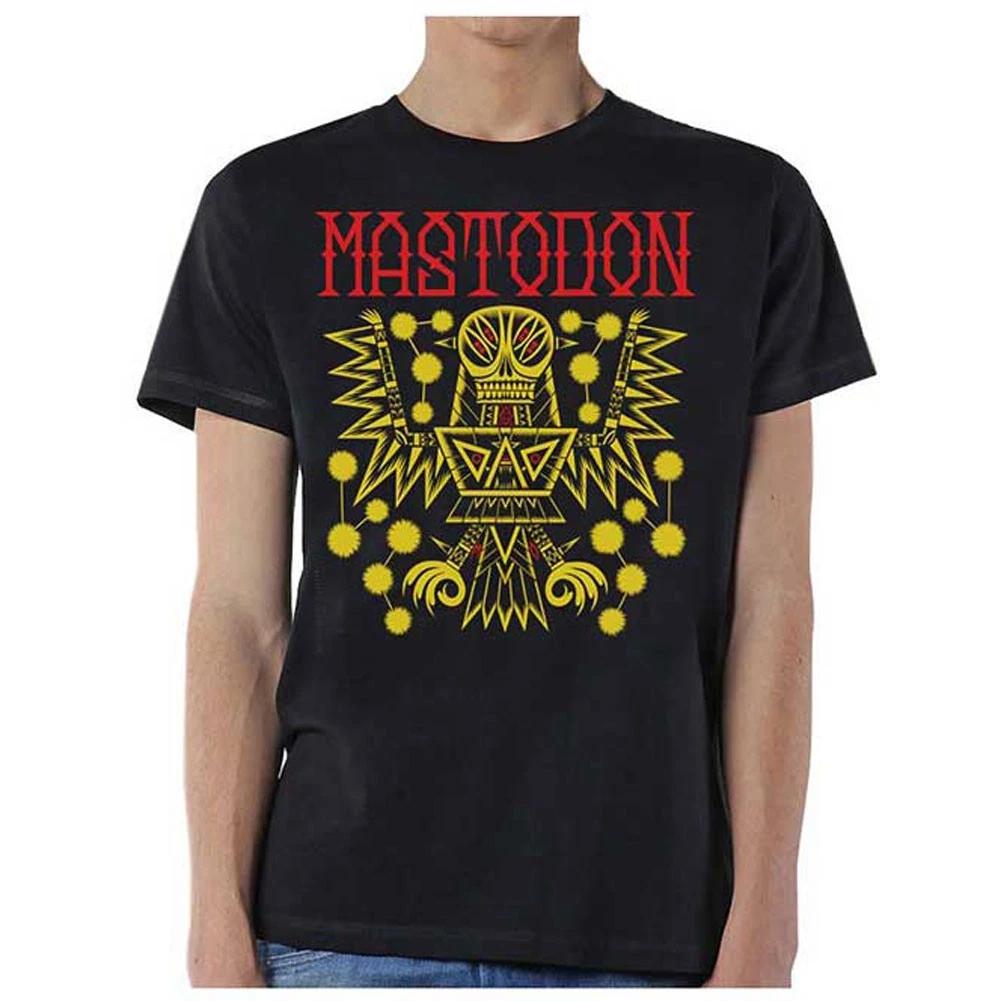 Men s Mastodon Tribal Demon Autumn 2017 (Ex Tour) Slim Fit T-shirt Small Black M