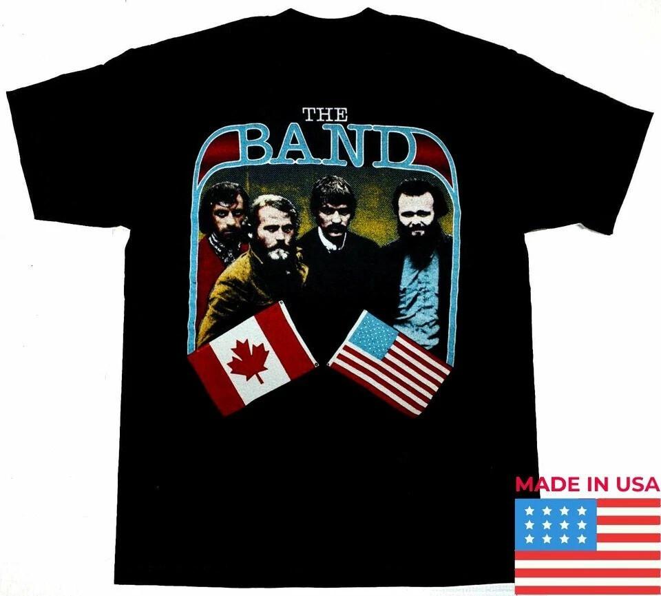 Levon Helm The Band 1983 World Tour Black Cotton Size S-5XL Unisex T-Shirt S