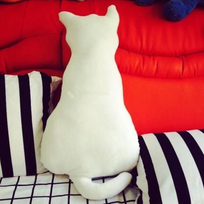 Adorable Plush Back Cat Toy Sofa Pillow Cushion Perfect For Cozy Home Decor
