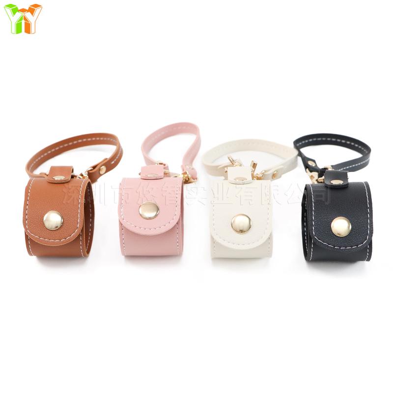 Spot PU Leather Waist-Hanging Lanyard for Gloves, Scarf, and Towel