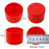 17 Colors 5.5CM Silicone Cup Bottom Cover 55MM Bottle Cover Cup Heat Insulation Bottom Cover Anti Slip Bottle Sleeve Sheath