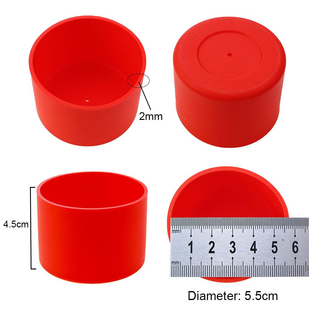 17 Colors 5.5CM Silicone Cup Bottom Cover 55MM Bottle Cover Cup Heat Insulation Bottom Cover Anti Slip Bottle Sleeve Sheath