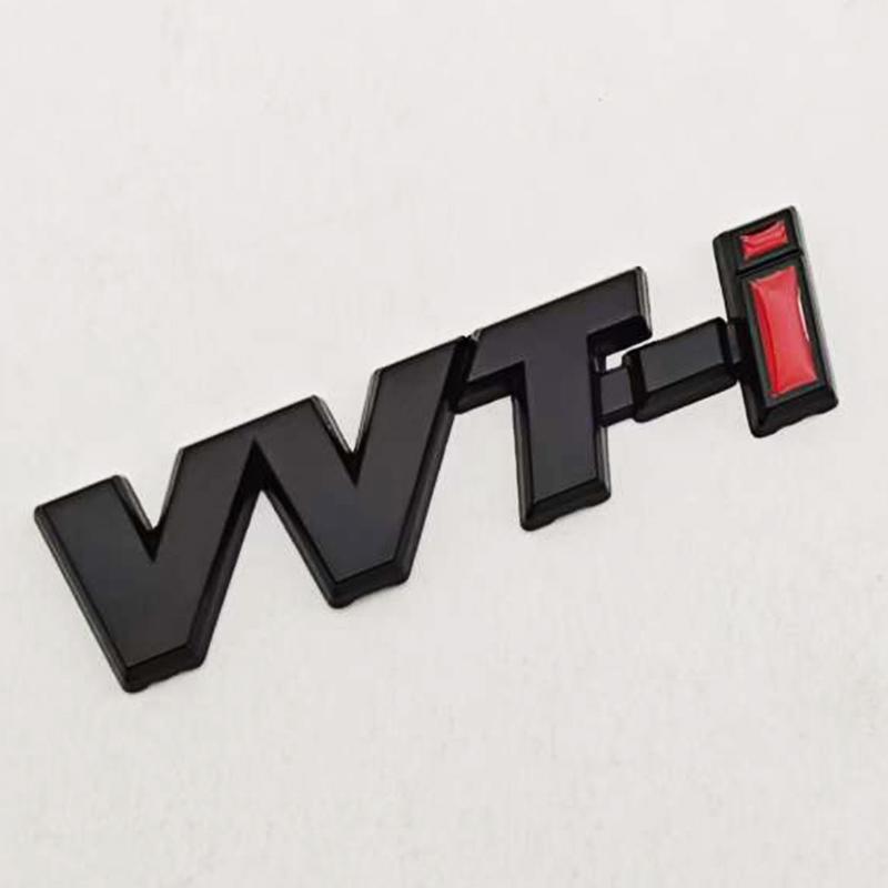 3D Metal VVTI Emblem Rear Trunk Car Sticker Fender Badge Decal For TOYOTA VVT-i Camry COROLLA YARiS Rav4 PRIUS Auto Accessories