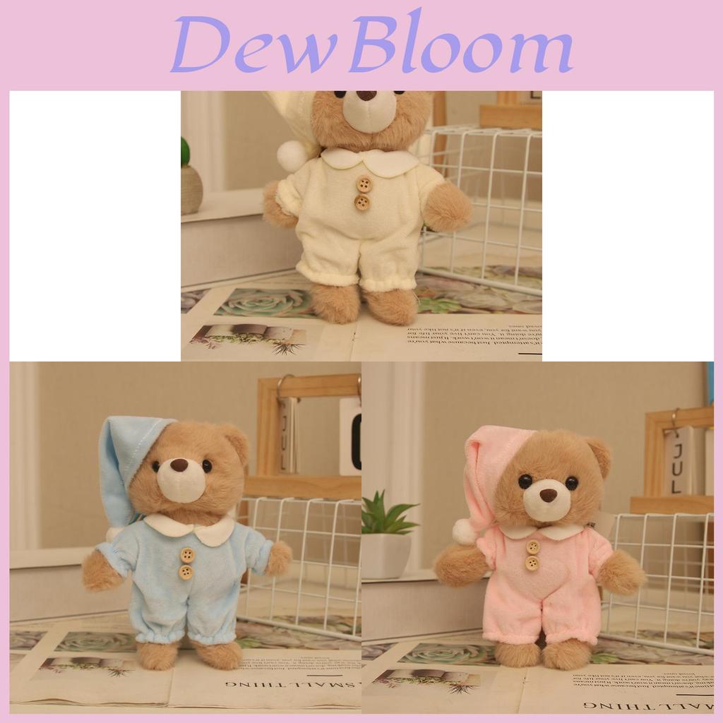 Plush Bear Keychain With Sleepwear Design For Kids And Adults