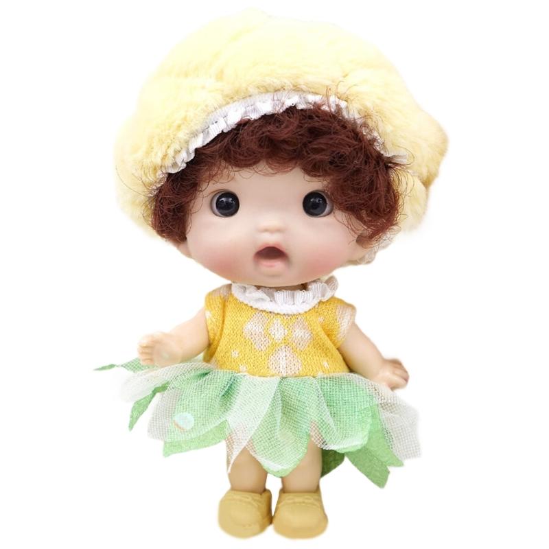 Реалистичная кукла-младенец 4 дюйма, виниловая, друг ребенка, спящая игрушка, виниловая 4-дюймовая кукла-младенец