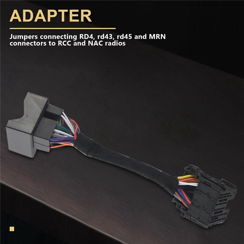 For Peugeot 308 308S 408 Citroen Car RCC Radio Audio NAC Wireless Cable Adapter MRN Adapter Cable DS To NAC Antenna USB
