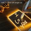 Creative LED Night Light Note Board USB Message Board Holiday Light With Pen Gift For Children Girlfriend Decoration Night Lamp
