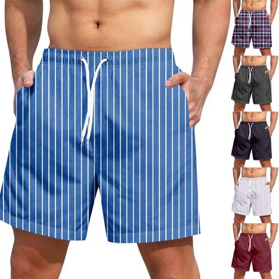 Men's Fashion Printed Elastic Waist Casual Yoga Pants Beach Shorts