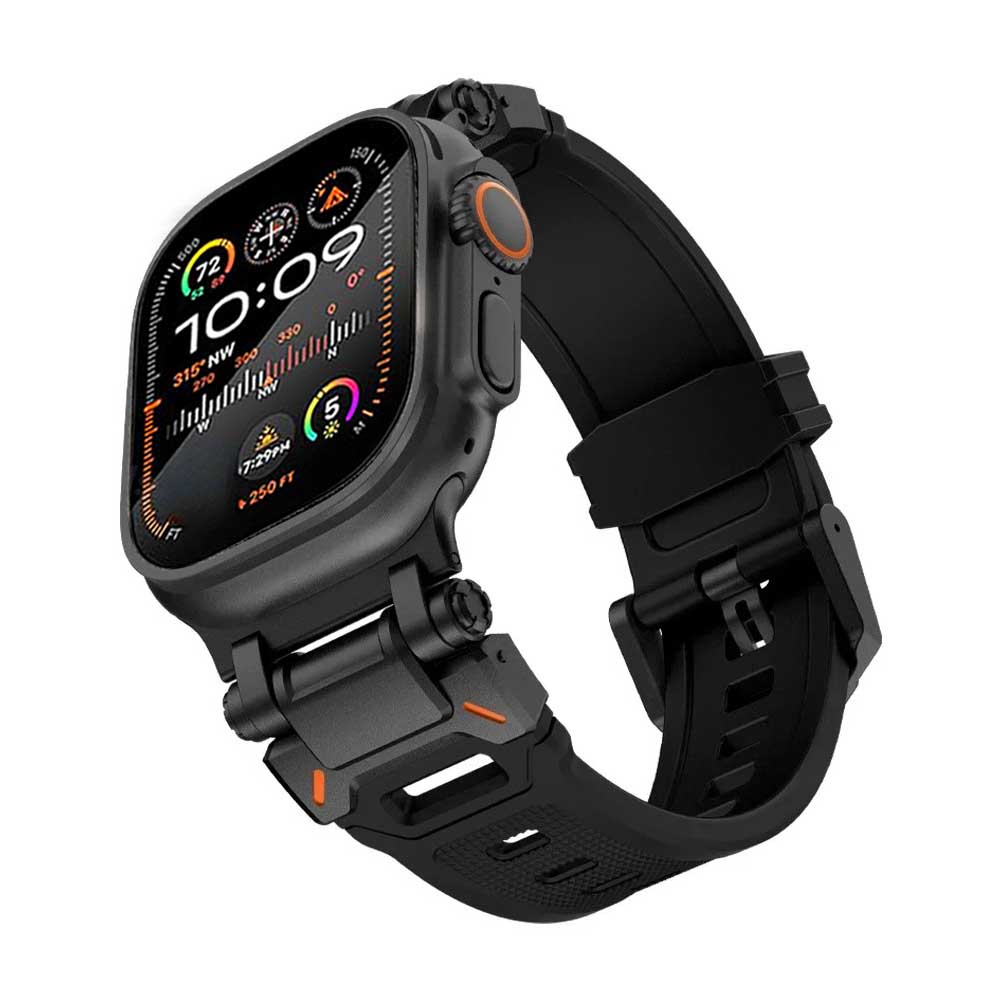 Silicone Transparent Strap For Apple Watch Ultra 2 49mm Series 9 8 7 45mm Soft Rubber Band For iWatch 6 5 4 Se 42mm 44mm Correa