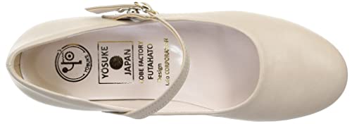 Yosuke Women's Pumps, Ivory, Size 25.0 cm, 5510099