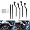 Heavy Duty Motorcycle Luggage Rack Support Bracket Rack Strong Iron Build Weather Resistant For Commuting Easy Install