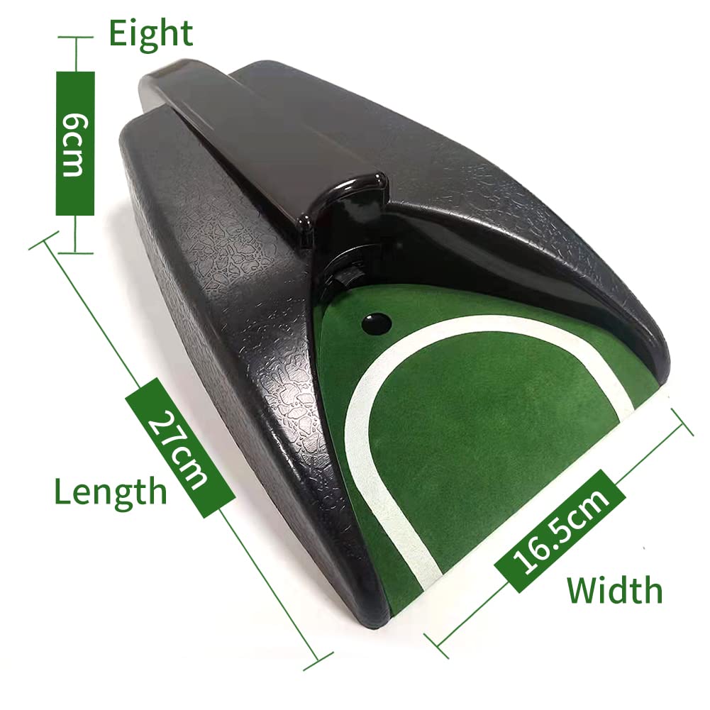COPPOR Golf Practice Putting Practice Golf Putting Automatic Incline Practice Improve Putting Aid, Aid, Practice, Practice, Return, Green, Skills,