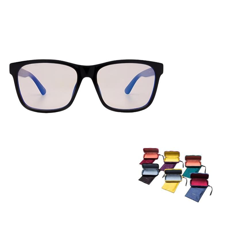 

GUCCI Black Square Frame Anti-Blue Light Lens Sunglasses 57 чёрный