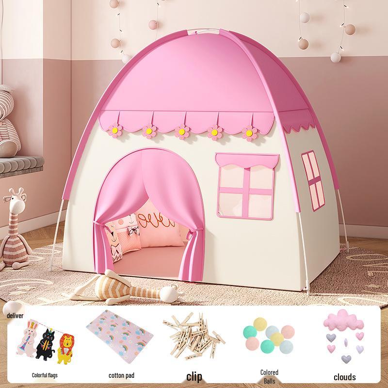 Princess Castle Indoor Tent for Kids - No Installation Required