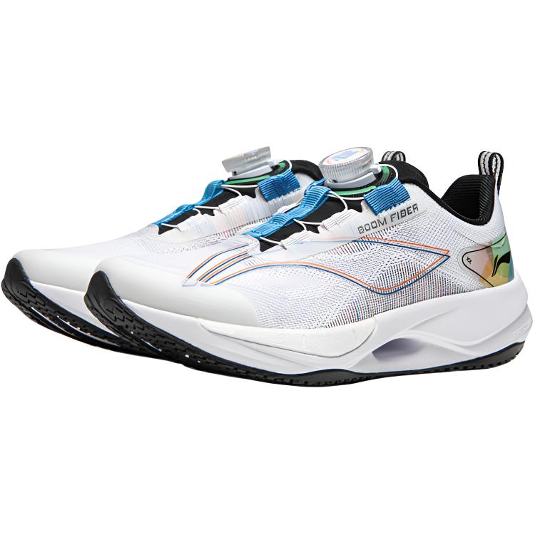 Li Ning Kids Ultra Light 21 Beng Silk Running Series Comfortable Breathable Low Top Running Shoes Kids running shoes White YKFU058-11
