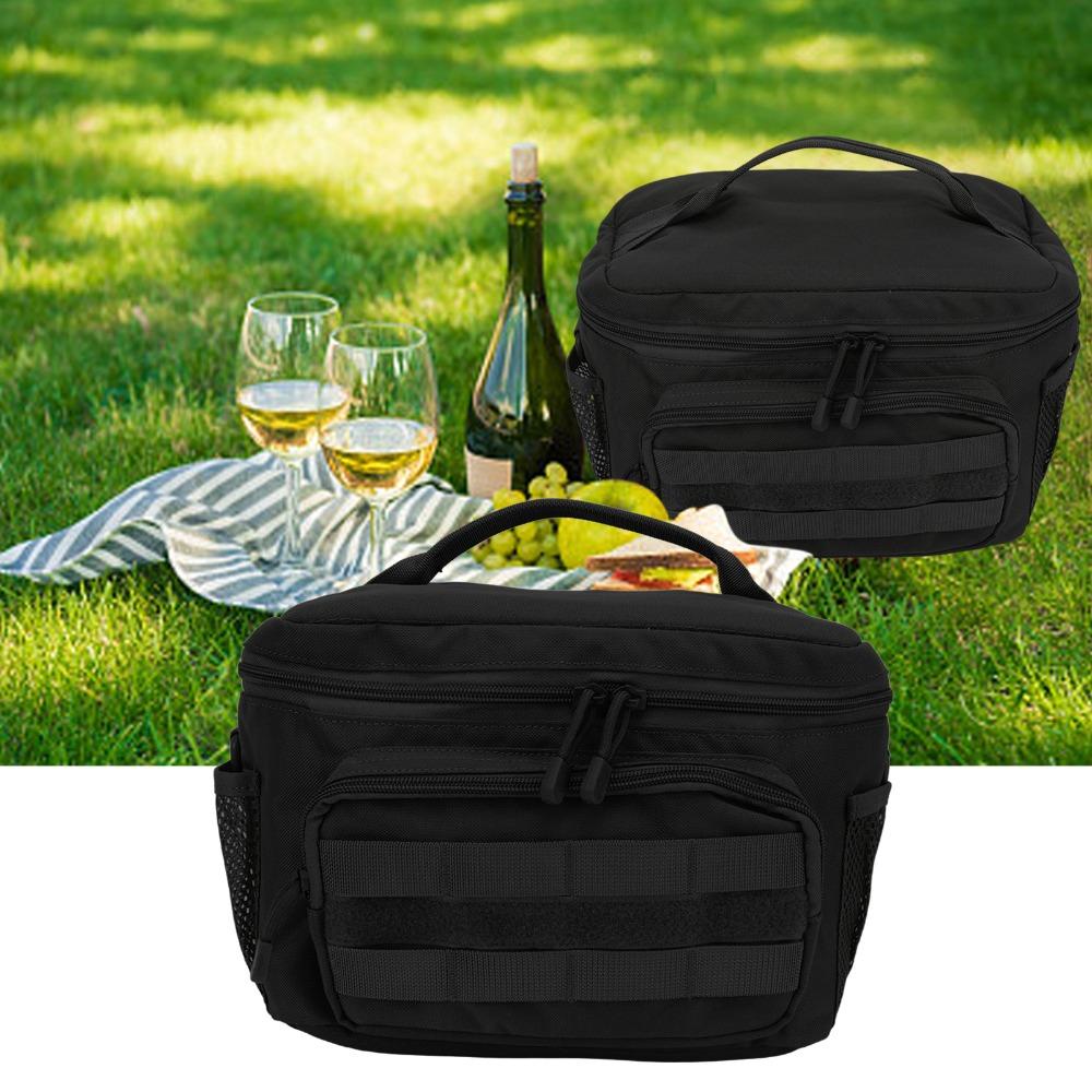 Leakproof Thermal Lunch Box Adjustable Strap Picnic Bag Soft Insulated Lunch Bag Outdoor Picnic