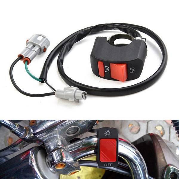 ABS Motorcycle Plug-and-Play Headlight Switch, 1 pc, Color: As shown, Suitable for Su None без