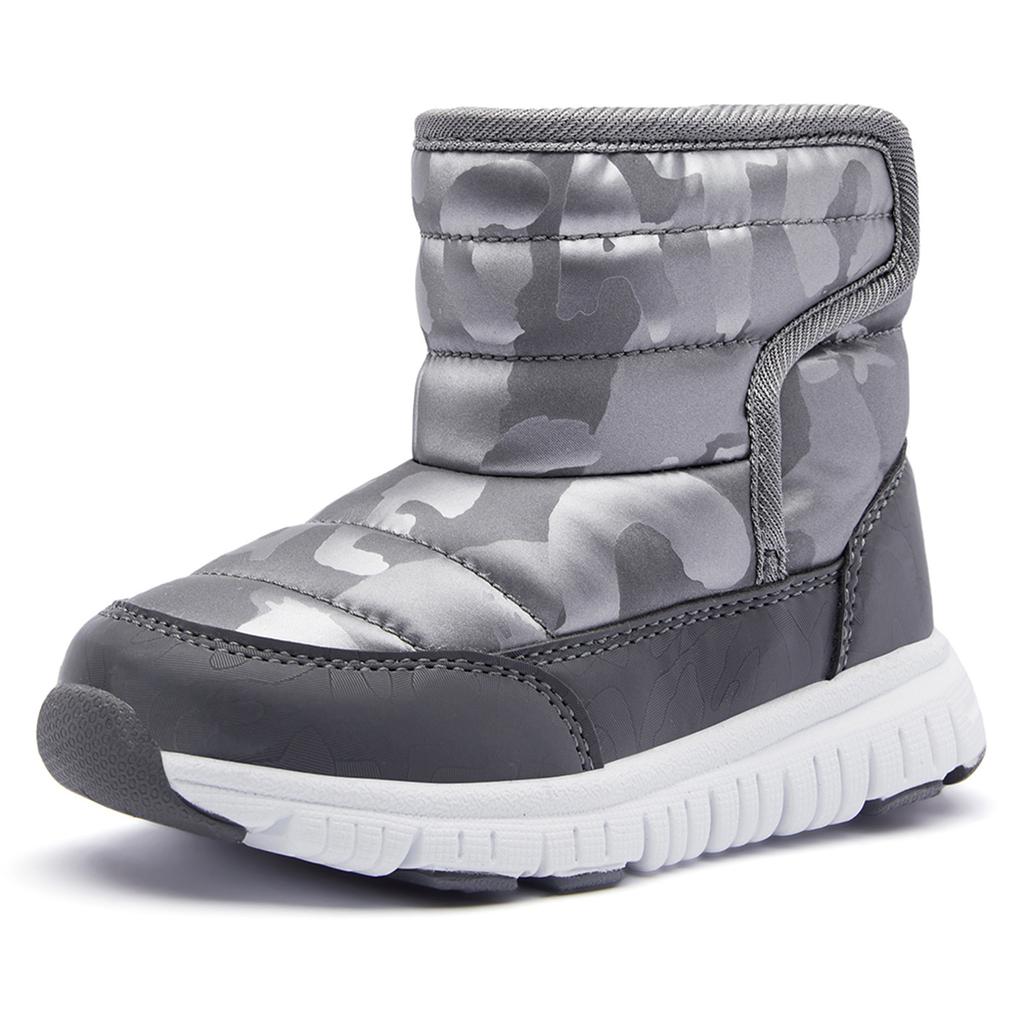 Kids Boys Boys Girls Winter Snow Boots Waterproof Outdoor Warm Faux Plush Lined Shoes