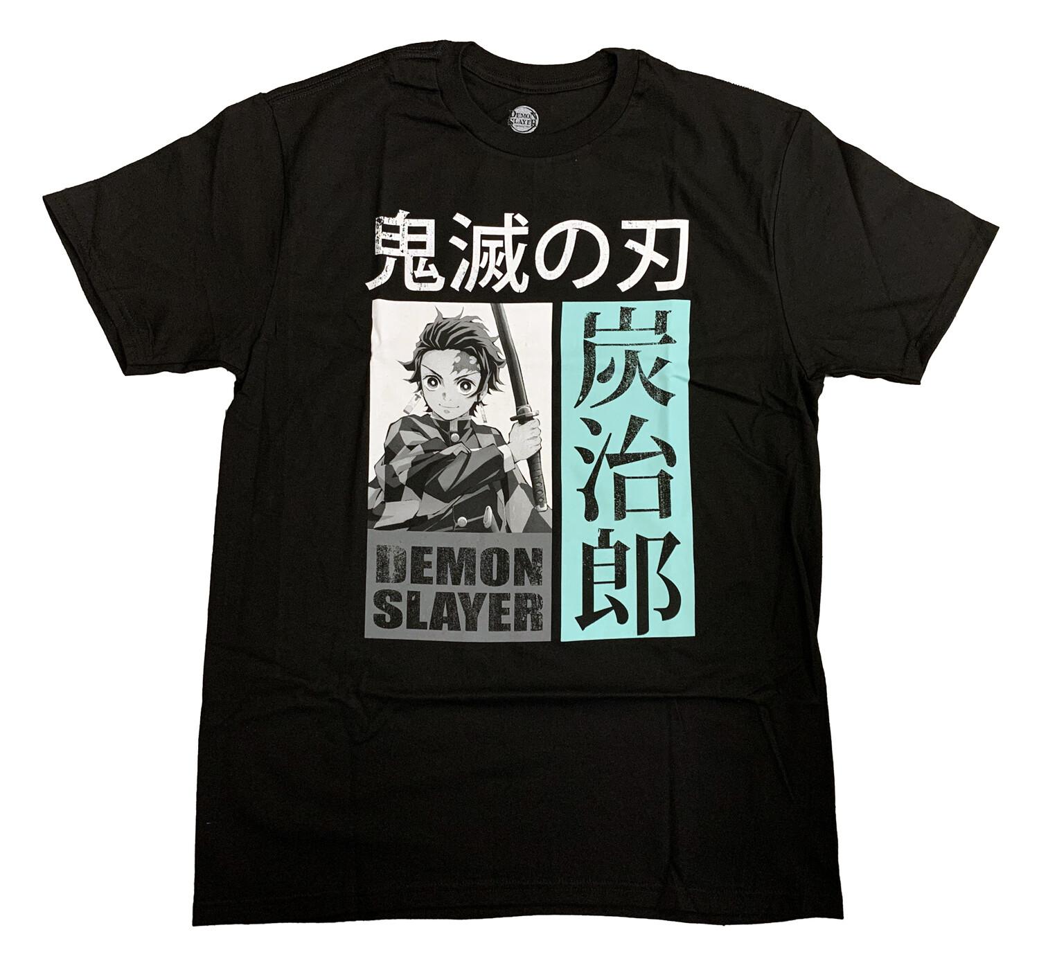 Demon Slayer Tanjiro Kamado Anime Adult T-shirt XL