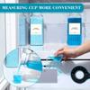 2 Pcs Laundry Detergent Dispenser Fabric Softener Dispenser Organizer Box with Measuring Cups Laundry Soap Bleach Container