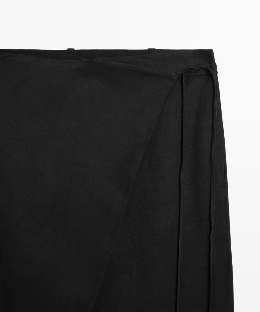 Masimodutti Fluid Pareo Detail Pants