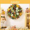 Stunning 40cm Eucalyptus Pumpkin Wreath For Traditional Thanksgiving Display