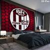 Bologna Fc Custom Name Wall Tapestry Aesthetic Wall Hanging Printed Fabric Blanket Decorative Tapestries For Bedroom Living Room Home Decor