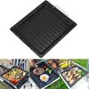 D2 Outdoor BBQ Cookware Grill Plate Pan Grill Pan Barbecue Kitchen Utensils Cooking Cast Iron Pizza Plate Gas Grill Accessories