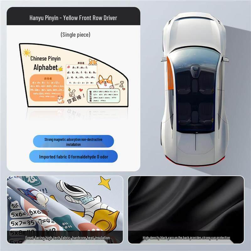 Magnetic Car Sunshade Privacy Curtains for Side Windows