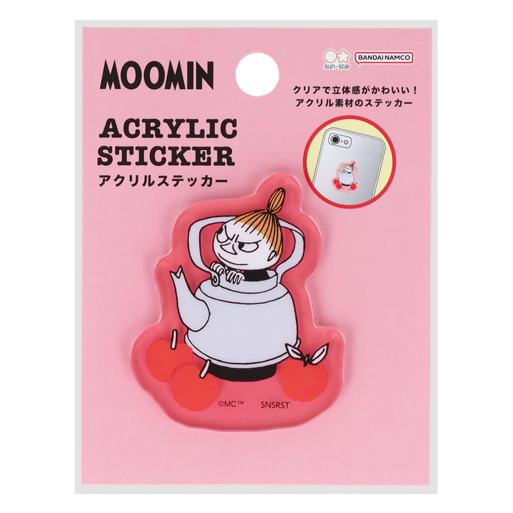 

Stationery Moomin Acrylic Little S8591377 Sun-Star Stickers, Spring/Summer My,