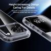 IPAKY Pour iPhone 17 Pro Max Étui Quatre Coins Antichoc Transparent Coque Arrière de Téléphone