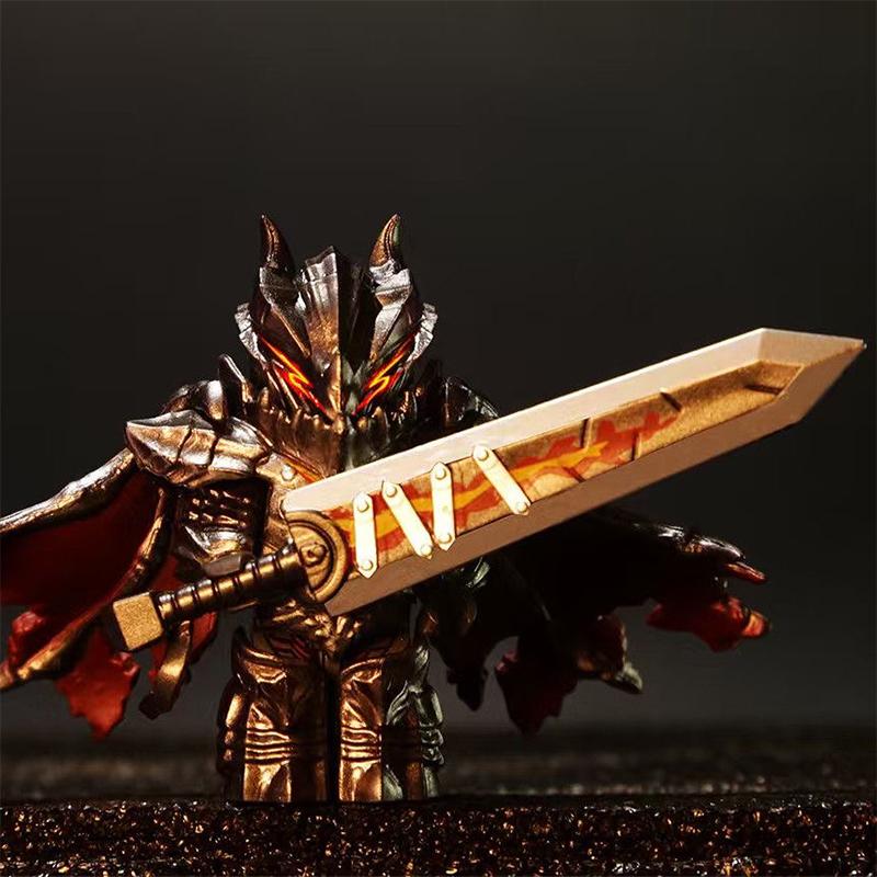 Non-Toxic Wm Blocks Gp103 Anime Cartoon Tv Toy Bricks Berserk Guts Building Blocks For Kids Assembling Toys Collect Birthday Model Gifts