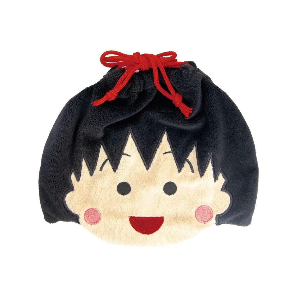 Toshin Pack Chibi Maruko-chan Plush Drawstring Bag (Maruko) CM-KI101