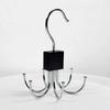 1Piece Multifunctional Hook, Multi Claw Bag Storage Hook, Tie Metal Storage Suitable for Scarves, Belts, Home Storage