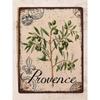 Vintage Floral Metal Sign 20x30cm Wall Decor