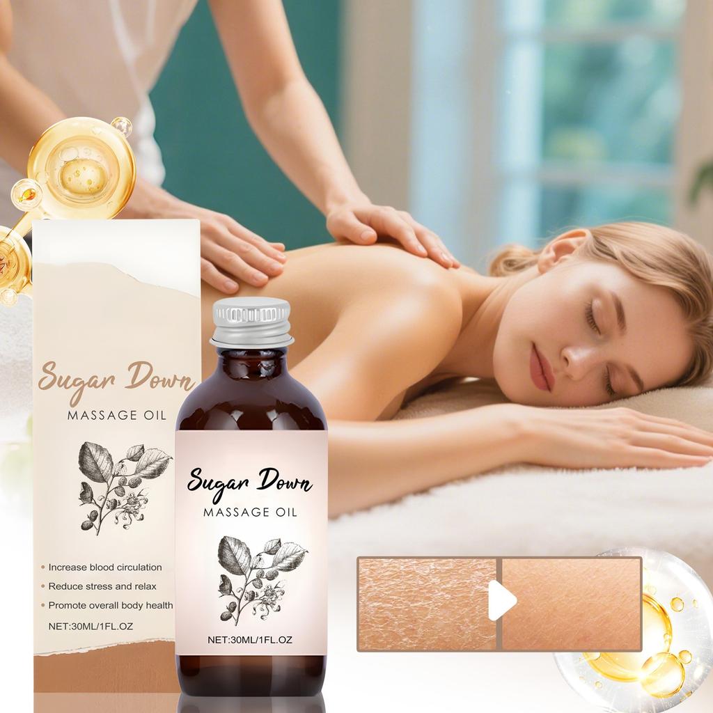 Körpermassageöl Fördert die Durchblutung und verbessert Trockenheit Massageöl Körperpflegeöl, 30ml