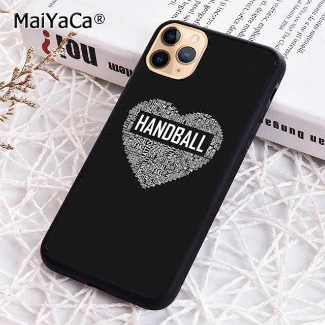 Real Girls Play Handball Quotes Phone Case For iPhone 17 Air 16 Pro Max 15 14 Plus 12 13 Shell Cover Coque
