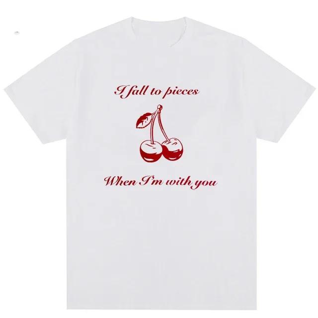 

Лана Дель Рей Вишневая Y2k Винтажная Футболка Мужская Большого Размера Унисекс Женская Графическая Футболка Уличная Одежда Харадзюку Мужской Топ 4XL