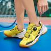 New Tennis Badminton Shoes Low Cut Casual Sports Shoes Rubber Uppers for Men And Women  Double Rotation Buckle Sports Shoes