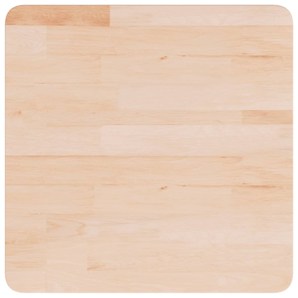 Vidaxl Kwadratowy Blat Do Stolika, 50X50X1,5 Cm, Surowe Drewno Dębowe