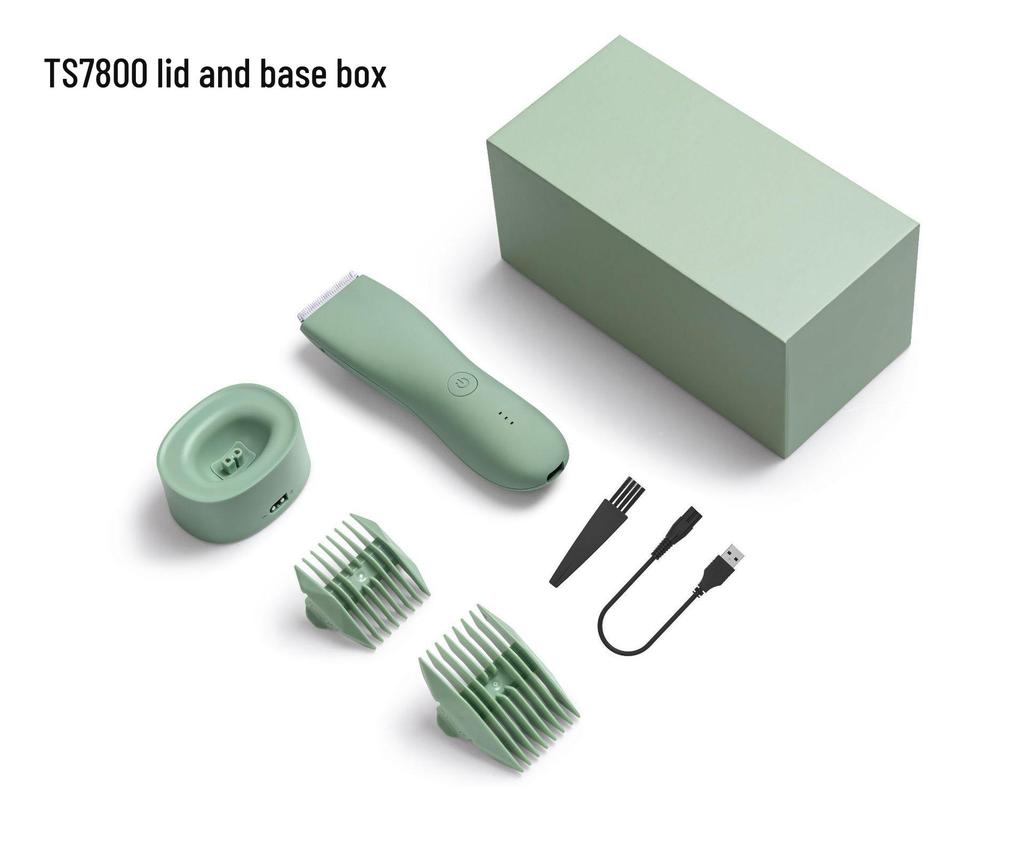 Waterproof Electric Body Hair Trimmer for Men - Armpit & Pubic Shaver