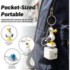 Stress Relief Toy Seagull/Frog Croaking Fidget Toy Keyring Frog Keyring with Sound & LED Lights Funny Frog Keyboard Clicker for Stress Relief