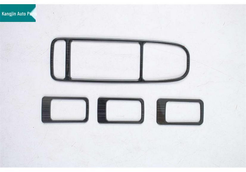 2025 BYD Han Black Titanium Stainless Steel Interior Door Handle & Trunk Speaker Cover
