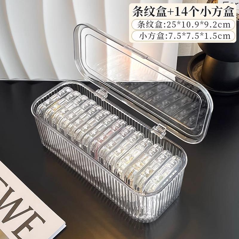 Bracelet Storage Box, Transparent, Anti-oxidation, Portable, Crystal Bracelet Jewelry Box