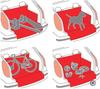 Portable Dog Carrier Pet Mat SUV Seat Cover, Wear-resistant Waterproof Durable Liner Protects Car Seat Easy To Install