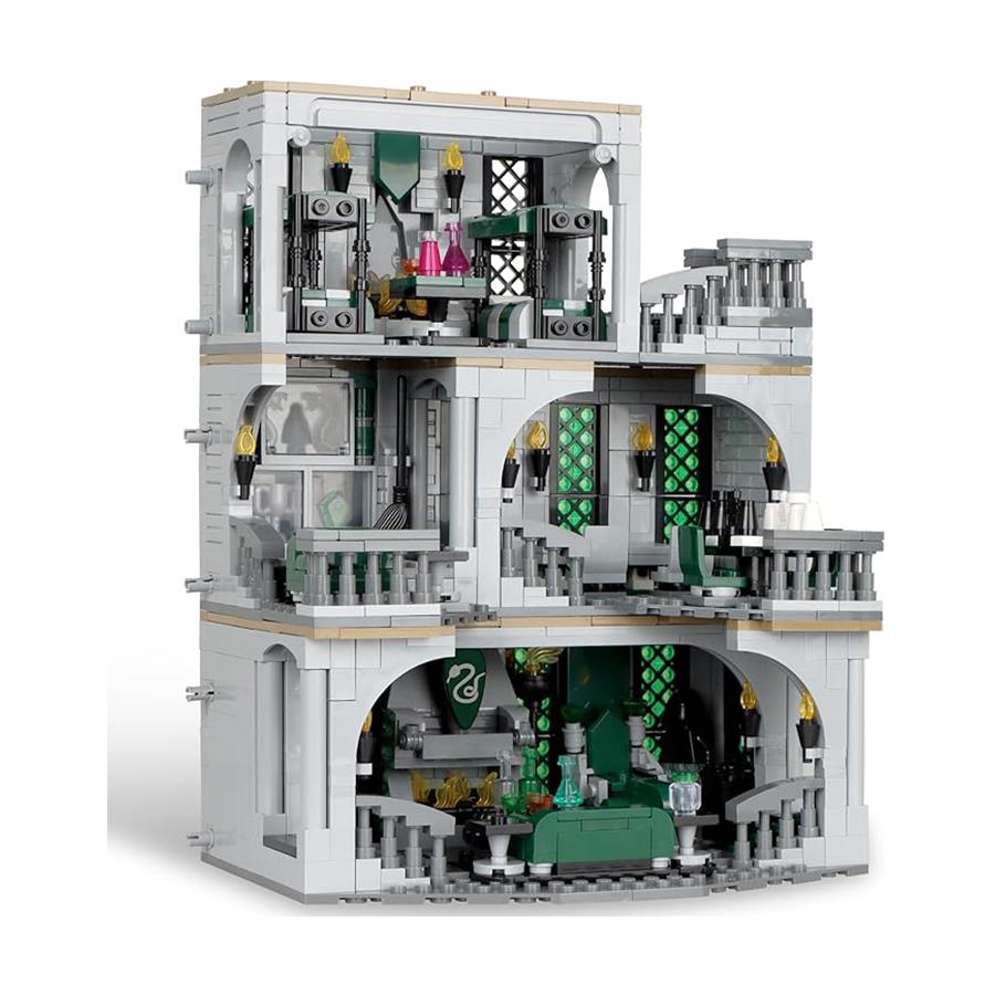 Ungiftig 1388 Teile Moc Slthrin Haus Modellbausatz Film Bausteine Montage Spielzeug Geschenke für Kinder Erwachsene Sammlerstück Hary