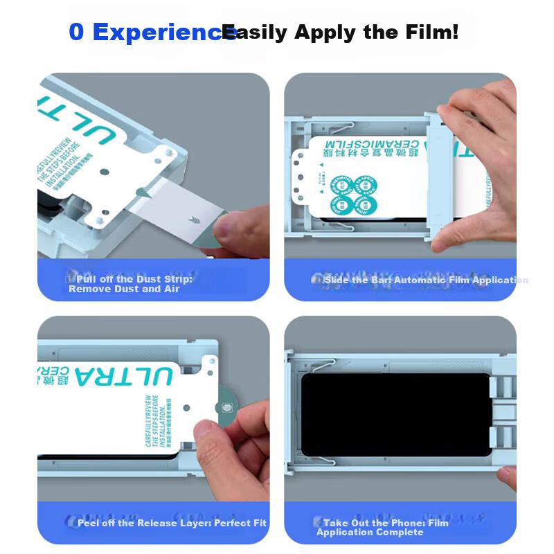 Anti-Reflective Ceramic Screen Protector for Honor Magic8 Pro/Porsche RSR Full Adhesive Ceramic Film Non-Tempered Eye Protection Dust Removal Film